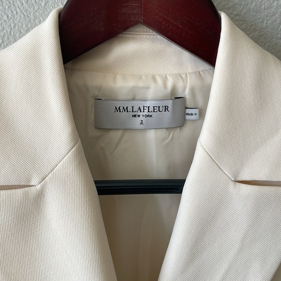 MM LaFleur Bennett Blazer Size 2 Wool Twill - Picture 4 of 11
